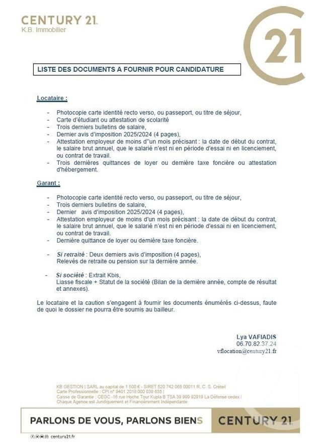 Appartement F3 à louer - 3 pièces - 65.66 m2 - VILLEJUIF - 94 - ILE-DE-FRANCE - Century 21 K.B. Immobilier