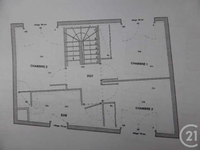 maison à louer - 4 pièces - 72.8 m2 - VILLEJUIF - 94 - ILE-DE-FRANCE - Century 21 K.B. Immobilier